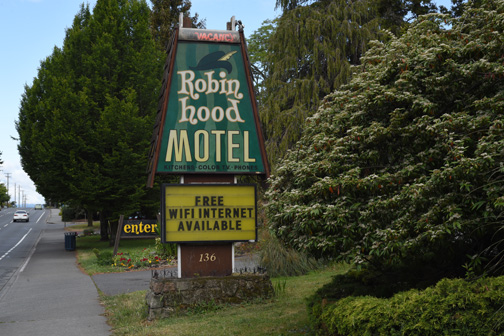 Robin Hood Motel, Victoria British Columbia 2016