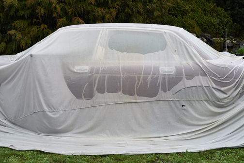 Wet Covered Car, Saanich, British Columbia 2016