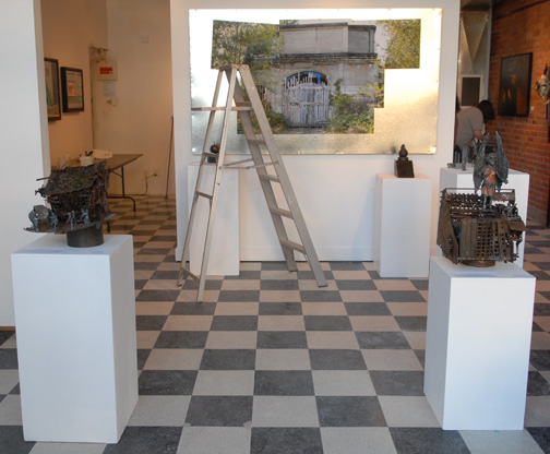 View of the Collective Works gallery. Don Don Denton photo