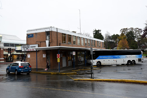 Bus Depot on Douglas Street, Victoria, BC 2014