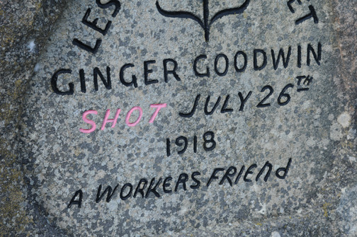 Grave Site of Ginger Goodwin, Cumberland, BC 2011 2