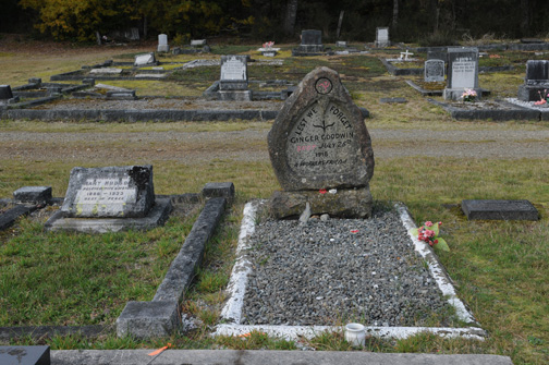 Grave Site of Ginger Goodwin, Cumberland, BC 2011
